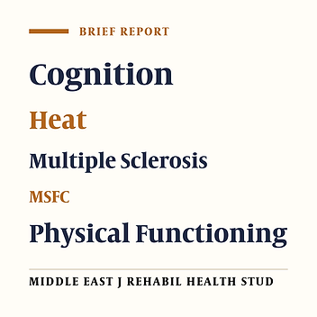 Multiple Sclerosis Functional Composite as a Measure of the Effects of Heat in Multiple Sclerosis