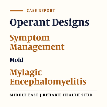 Cover image of the article: The Use of Operant Methods to Evaluate Interventions for Patients With Myalgic Encephalomyelitis