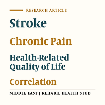 Chronic Pain After Stroke: A Hospital-Based Study of Its Profile and Correlation with Health-Related Quality of Life