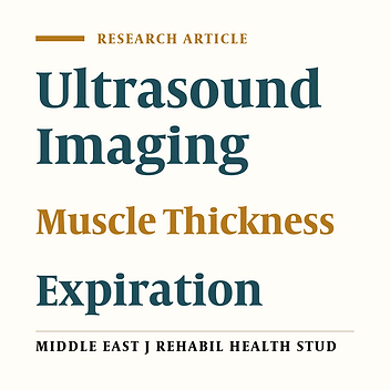 The Correlation Between Peak Expiratory Flow and Abdominal Muscle Thickness in Elderly Females