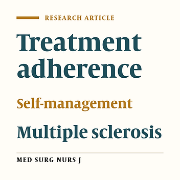 Effect of self-management program on treatment adherence in patients with multiple sclerosis