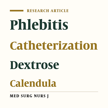 Comparing the effect of warm moist compress and Calendula ointment on the severity of phlebitis caused by 50% dextrose infusion: A clinical trial