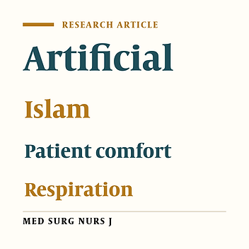 Effect of Comfort Care Integrated with the Holy Qur’an Recitation on Comfort of Muslim Patients under Mechanical Ventilation: A Pilot Study
