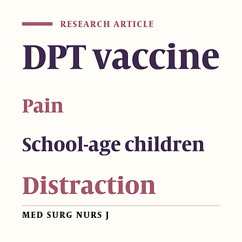 Comparing the effectiveness of two distraction techniques of inflating balloon and watching cartoon in reducing the vaccination pain among school-age children