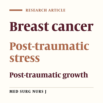 Evaluation of the Relationship between Post-traumatic Stress Disorder and Post-traumatic Growth in Women with Breast Cancer