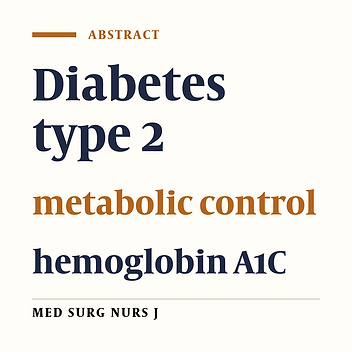 Evaluation of metabolic control and its related factors in patients with type 2 diabetes mellitus