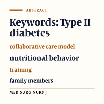 The effect of education based on the collaborative care model on