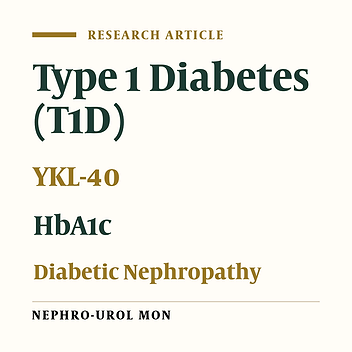 Evaluation of YKL-40 Serum Level in Patients with Type 1 Diabetes and Its Correlation with Their Metabolic and Renal Conditions