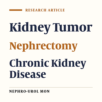 Is Radical Nephrectomy for Patients with Kidney Tumors a Risk Factor for Chronic Kidney Disease?