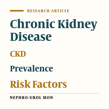 Assessment of Prevalence of Chronic Kidney Disease and Its Predisposing Factors in Kerman City