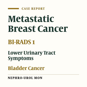 Bladder Metastatic Breast Cancer Presenting Initially with Lower Urinary Tract Symptoms: A Rare Case Report