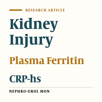 Plasma CRP-hs and Ferritin Concentration Related to Kidney Injury in Adult Patients with Beta-thalassemia: A Cross-sectional Study in Vietnam