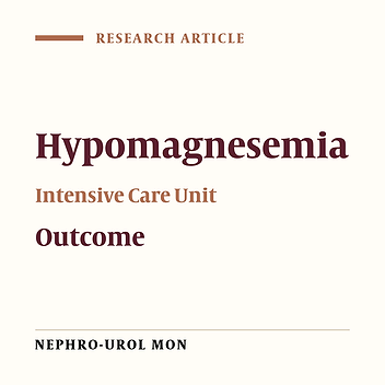 Magnesium Level Changes and its Possible Effects on the Outcome of Patients Admitted to Intensive Care Unit