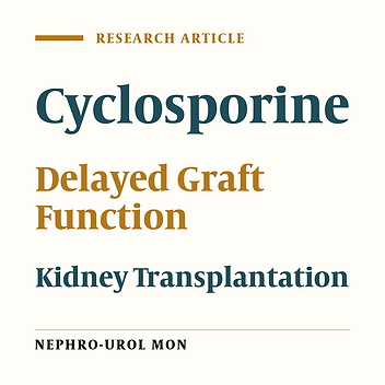 Change of Cyclosporine Absorption over the Time After Kidney Transplantation