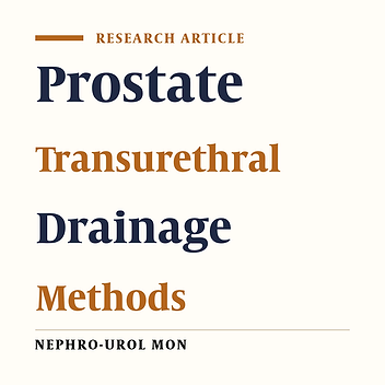 Transurethral Drainage of Prostatic Abscess: Points of Technique