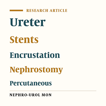 Combined Percutaneous and Transurethral Lithotripsy for Forgotten Ureteral Stents With Giant Encrustation
