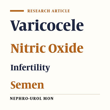 Comparison of Before and After Varicocelectomy Levels of Nitric Oxide in Seminal Fluid of Infertile Men