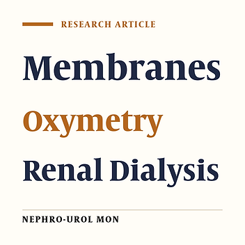 Effects of High Versus Low Flux Membranes on O2 Saturation in Hemodialysis Patients