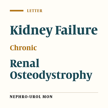 Renal Bone Disease Among Patients With ESRD