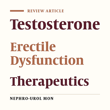 Testosterone Replacement Therapy: Should It Be Performed in Erectile Dysfunction?