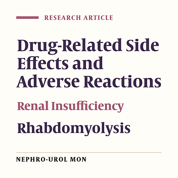 Renal Failure Prevalence in Poisoned Patients