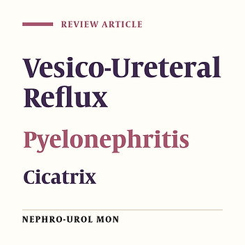 Current Medical Diagnosis and Management of Vesicoureteral Reflux in Children