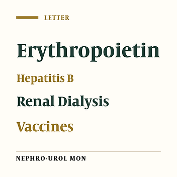 In Reply to "The Relationship Between Erythropoietin Resistance and Antibody Response to Hepatitis B Vaccine in Hemodialysis Patients"