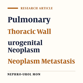 Pulmonary and Chest Wall Metastasectomy in Urogenital Tumors: A Single Center Experience and Review of Literature