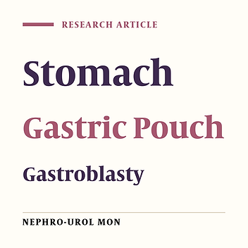Gastric Pouch After Simple or Radical Cystectomy for Benign and Malignant Bladder Disease