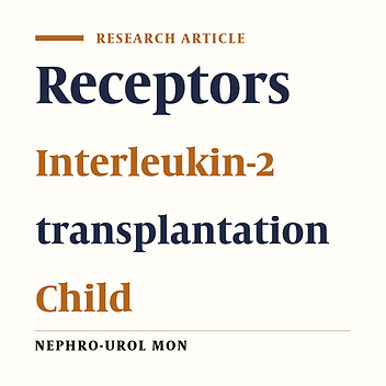 Effects of Interleukin 2 Receptor Blockers on Patient and Graft Survival in Renal-Transplanted Children