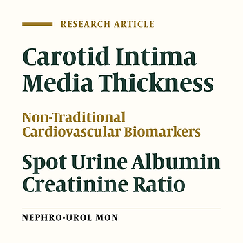 Nontraditional Cardiovascular Biomarkers and Estimation of Cardiovascular Risk in Predialysis Chronic Kidney Disease Patients and Their Correlations With Carotid Intima Media Thickness