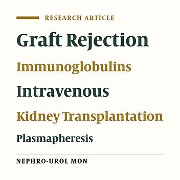 Effectiveness of Intravenous Immunoglobulin Plus Plasmapheresis on Antibody-mediated Rejection or Thrombotic Microangiopathy in Iranian Kidney Transplant Recipient