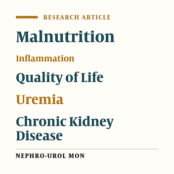 Malnutrition-Inflammation Score and Quality of Life in Hemodialysis Patients: Is There Any Correlation?