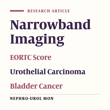 A Comparison of the Progression and Recurrence Risk Index in Non-Muscle-Invasive Bladder Tumors Detected by Narrow-Band Imaging Versus White Light Cystoscopy, Based on the EORTC Scoring System