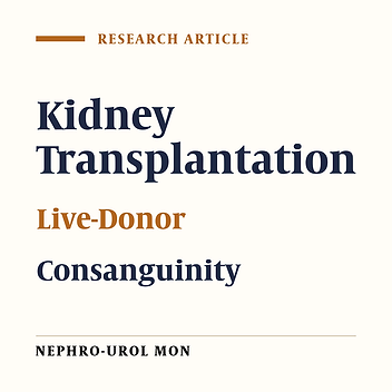 Impact of Donor Source on the Outcome of Live Donor Kidney Transplantation: A Single Center Experience