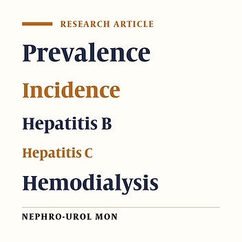 Epidemiological Aspects of Hepatitis B and C and Human Immunodeficiency Viruses Among Hemodialysis Patients in Mazandaran Province, Iran