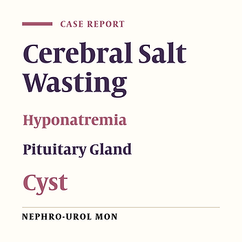 Recurrent Hyponatremia in an Elderly Patient With a Cystic Pituitary Gland