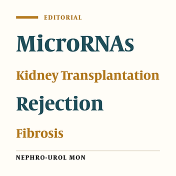 MicroRNA and Renal Allograft Monitoring
