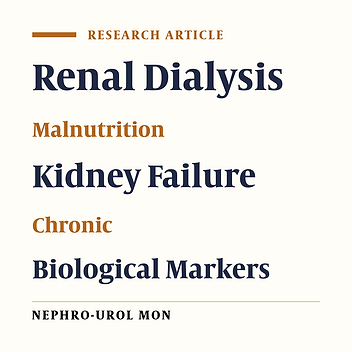 Evaluation of Malnutrition and Its Association With Biochemical Parameters in Patients With End Stage Renal Disease Undergoing Hemodialysis Using Subjective Global Assessment