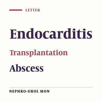 Protean Faces of Infective Endocarditis in Renal Transplant Recipients