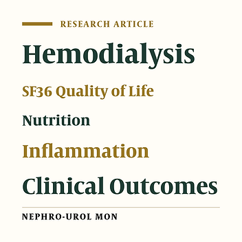 SF36 Quality of Life and Mortality across Different Levels of Serum Albumin in Patients with Hemodialysis