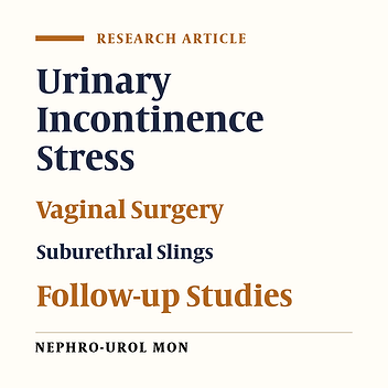 Comparison Between the Transobturator Tape Procedure and Anterior Colporrhaphy With the Kelly’s Plication in the Treatment of Stress Urinary Incontinence: a Randomized Clinical Trial