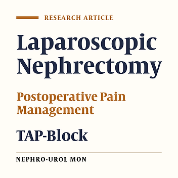 Unilateral Ultrasound-Guided Transversus Abdominis Plane Block After Nephrectomy; Postoperative Pain and Use of Opioids