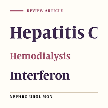 Conventional Interferon Alpha Therapy of Chronic Hepatitis C in Patients with End Stage Renal Disease, Six versus Twelve Months? A Meta-Analysis