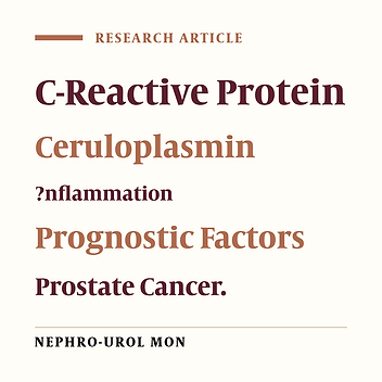 Evaluation of the Relationship between Prostate Cancer and Serum ?nflammation Markers
