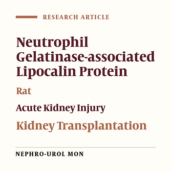 Urinary Neutrophil Gelatinase Associated Lipocalin (NGAL) for Early Diagnosis of Acute Kidney Injury in Renal Transplant Recipients