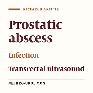 Treatment of Prostatic Abscess: Role of Transrectal Ultrasound Guided Needle Aspiration