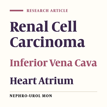 Renal Cell Carcinoma with Vena Caval Thrombus Extending into the Right Atrium: Our Experience