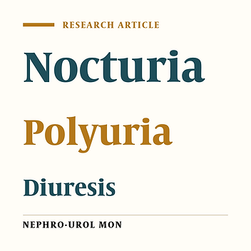 Solute and Water Excretion Patterns in Patients with Nocturnal Polyuria