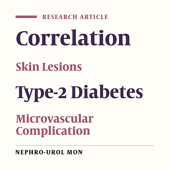 The Correlation between Skin Lesions, Microalbuminuria and other Microvascular Complications in Type 2 Diabetic Patients